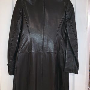 Black Leather Coat